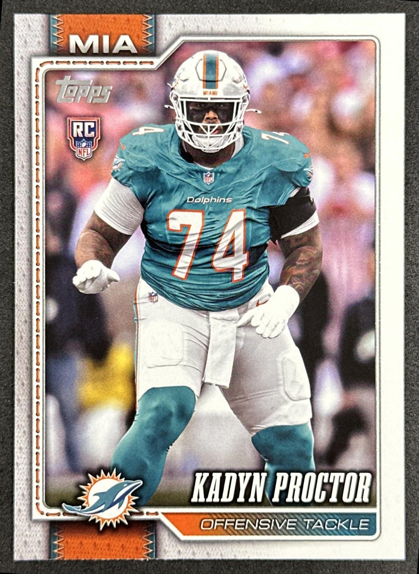 Kadyn Proctor 2026 Topps Flagship Rookie Dolphins Sports Trading Cards
