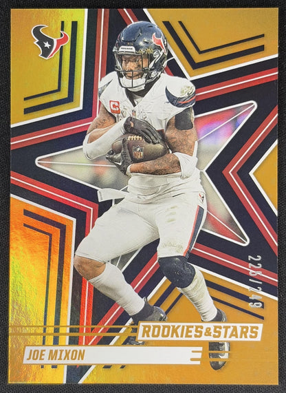 Joe Mixon 2025 Panini Rookies & Stars Orange /249 Texans Sports Trading Cards