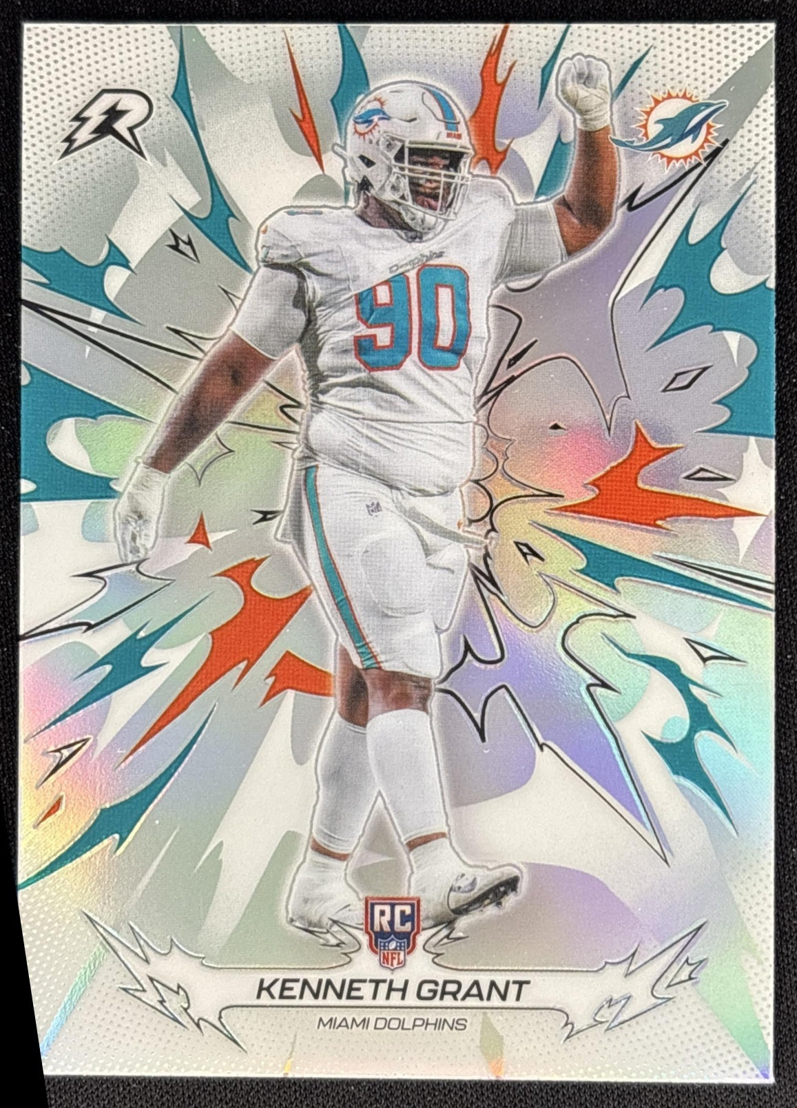 Kenneth Grant 2025 Topps Resurgence Refractor Dolphins