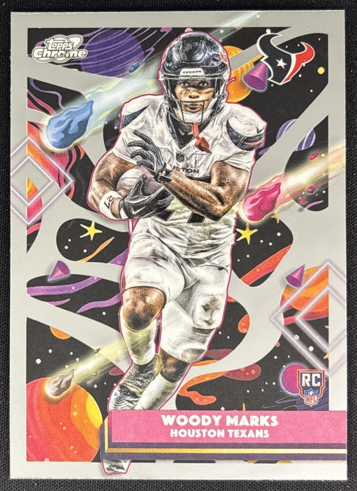 Woody Marks 2025 Topps Cosmic Chrome Texans front