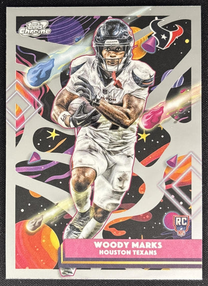 Woody Marks 2025 Topps Cosmic Chrome Texans front