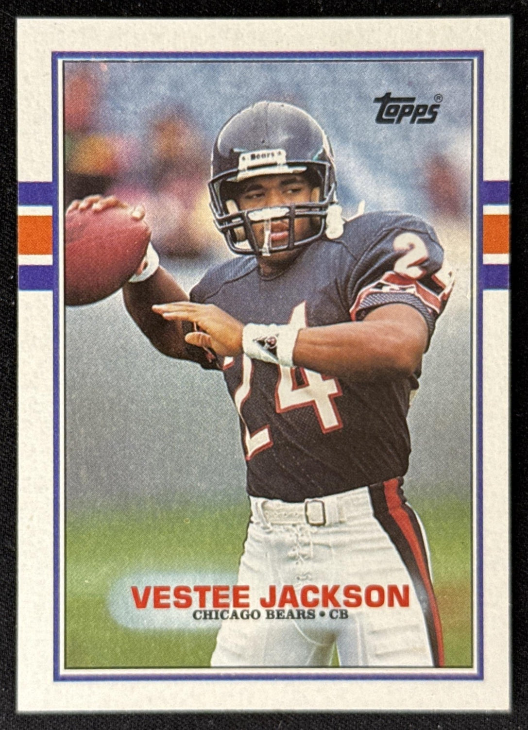 Vestee Jackson 1989 Topps Bears Sports Trading Card