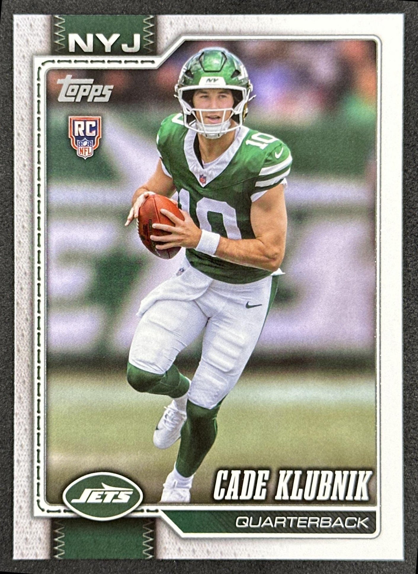 Cade Klubnik 2026 Topps Flagship Rookie Jets Sports Trading Card