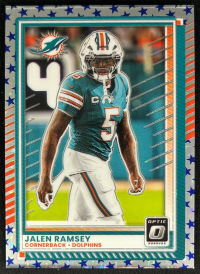 Jalen Ramsey 2025 Donruss Optic Stars Prizm Dolphins Sports Trading Cards