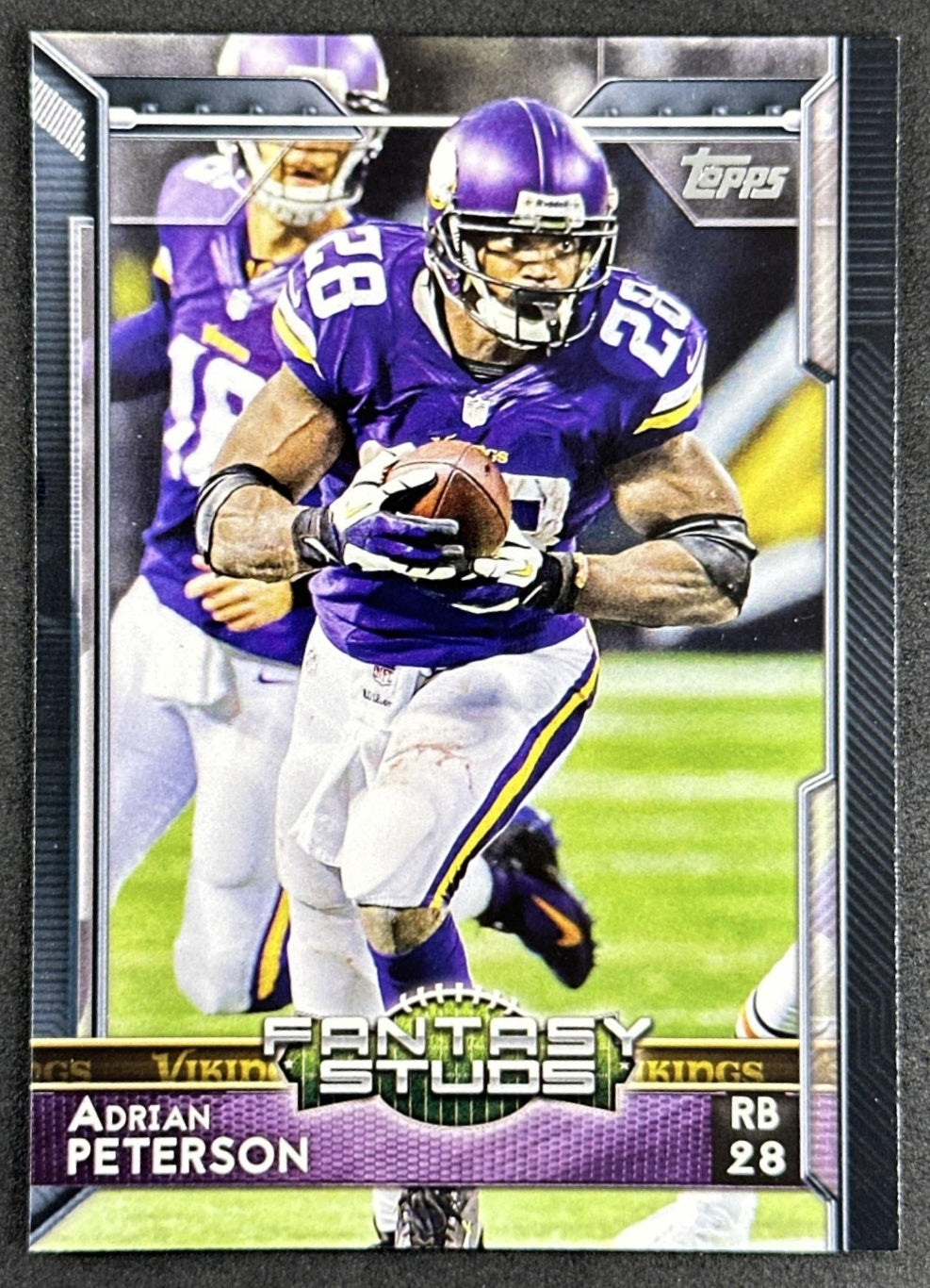 Adrian Peterson 2015 Topps Vikings Minnesota Vikings Sports Trading Card