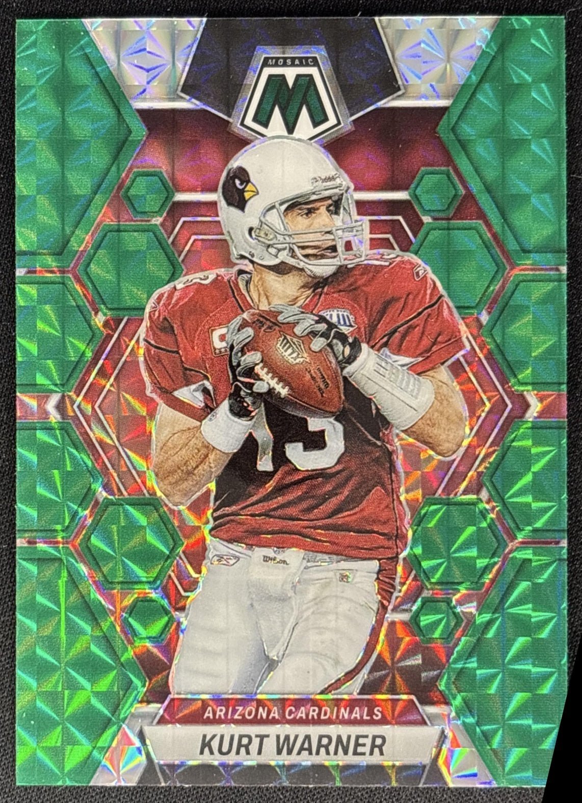 Kurt Warner 2023 Panini Mosaic Green Mosaic Cardinals Default Title Sports Trading Cards