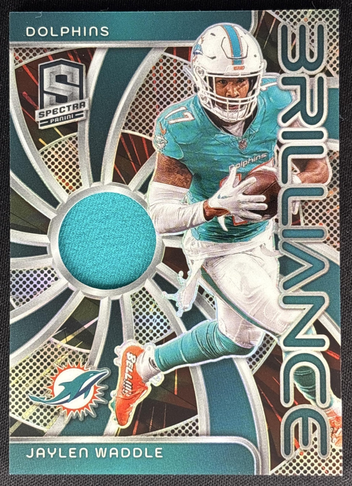 Jaylen Waddle 2024 Panini Spectra Brilliance Hyper /60 Dolphins