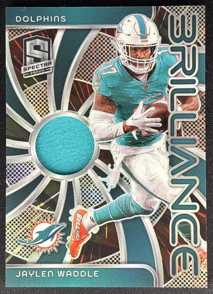 Jaylen Waddle 2024 Panini Spectra Brilliance Hyper /60 Dolphins