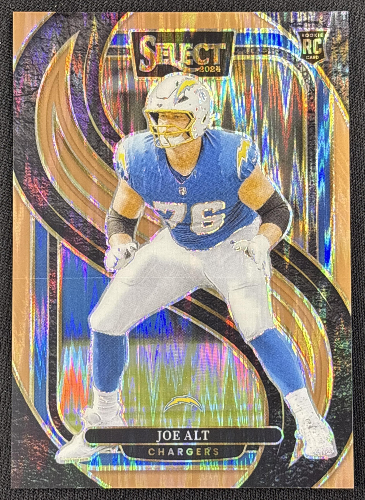 Joe Alt 2024 Panini Select Premier Copper Prizm Shock /299 Chargers Sports Trading Card