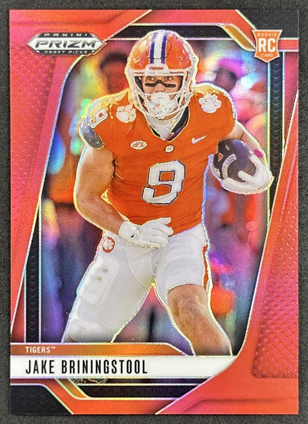 Jake Briningstool 2025 Panini Prizm Draft Picks Red /399 Chiefs front