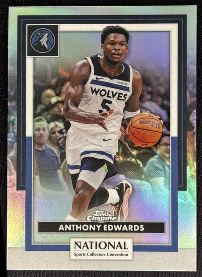 Anthony Edwards 2026 Topps NSCC Collection NBA Sports Trading Cards