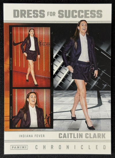 Caitlin Clark 2025 Panini Chronicled Dress For Success Fever 64 Sports Trading Card