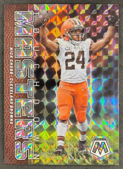 Nick Chubb 2023 Mosaic Touchdown Masters Mosaic Browns Sports Trading Card