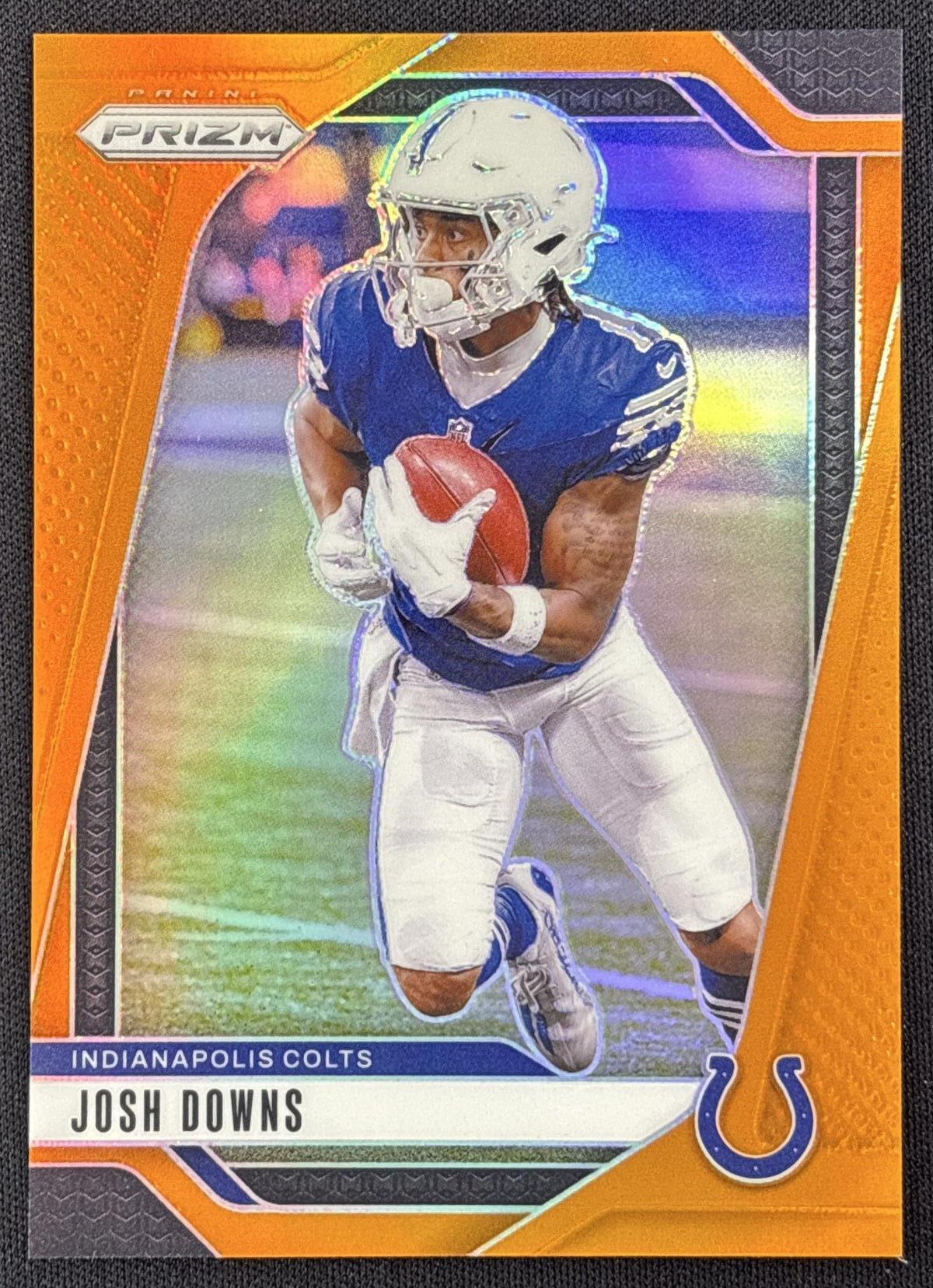 Josh Downs 2024 Panini Prizm Orange /249 Colts