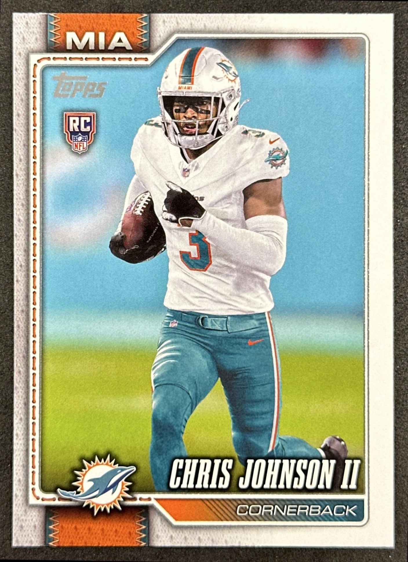 Chris Johnson II 2026 Topps Flagship Rookie Dolphins Sports Trading Cards