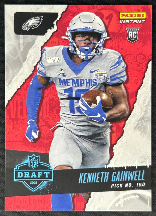 Kenneth Gainwell 2021 Panini Instant NFL Draft Night Eagles