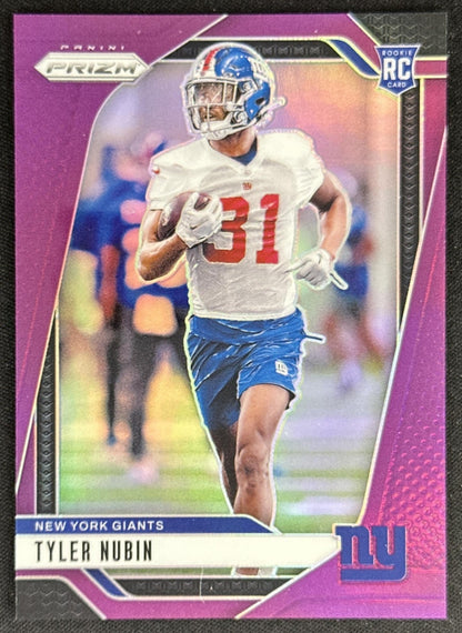 Tyler Nubin 2024 Panini Prizm Purple /125 Giants