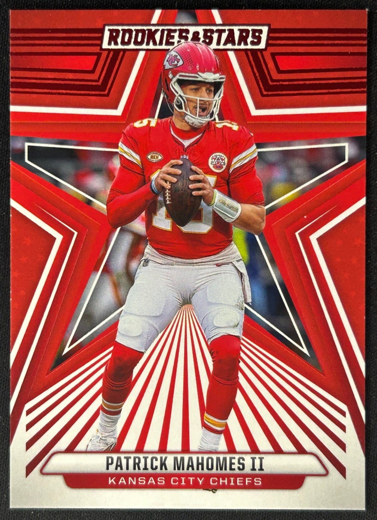 Patrick Mahomes II 2024 Rookies & Stars Red Chiefs Sports Trading Card