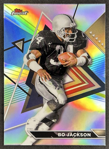 Bo Jackson 2023 Topps Composite Finest Refractor Raiders Sports Trading Card