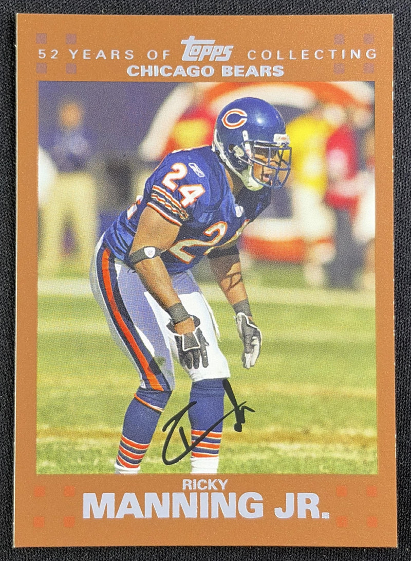 Ricky Manning 2007 Topps Copper /2007 Bears