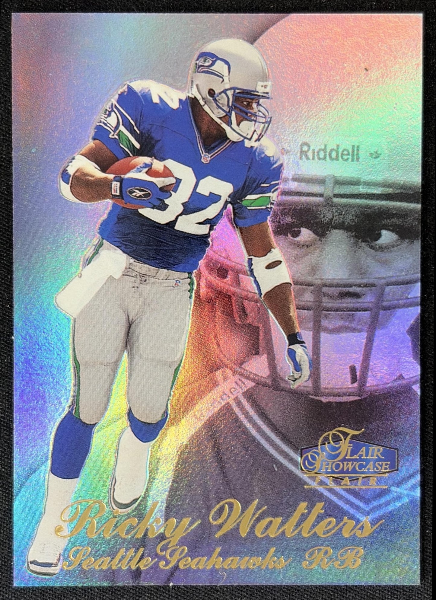 Ricky Watters 1998 Fleer Flair Showcase Row 3 Seahawks