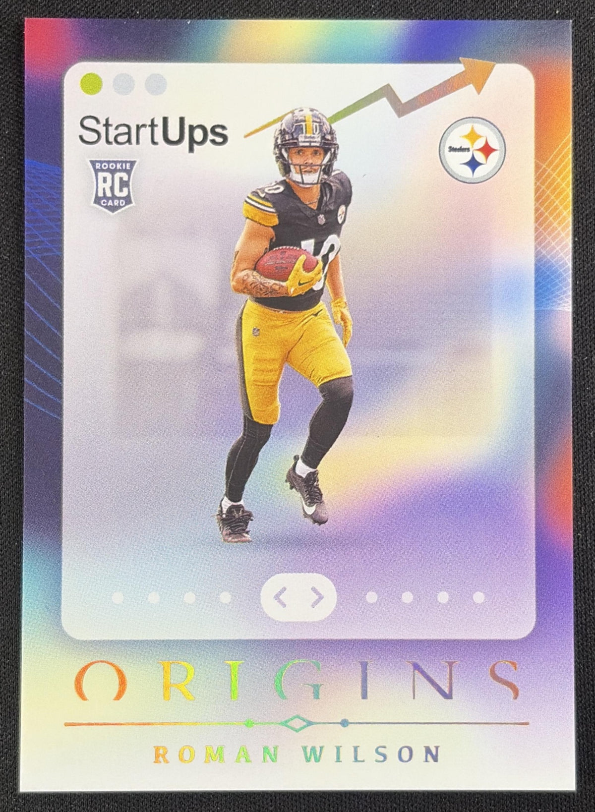 Roman Wilson 2024 Panini Origins Start-Ups Steelers Sports Trading Card