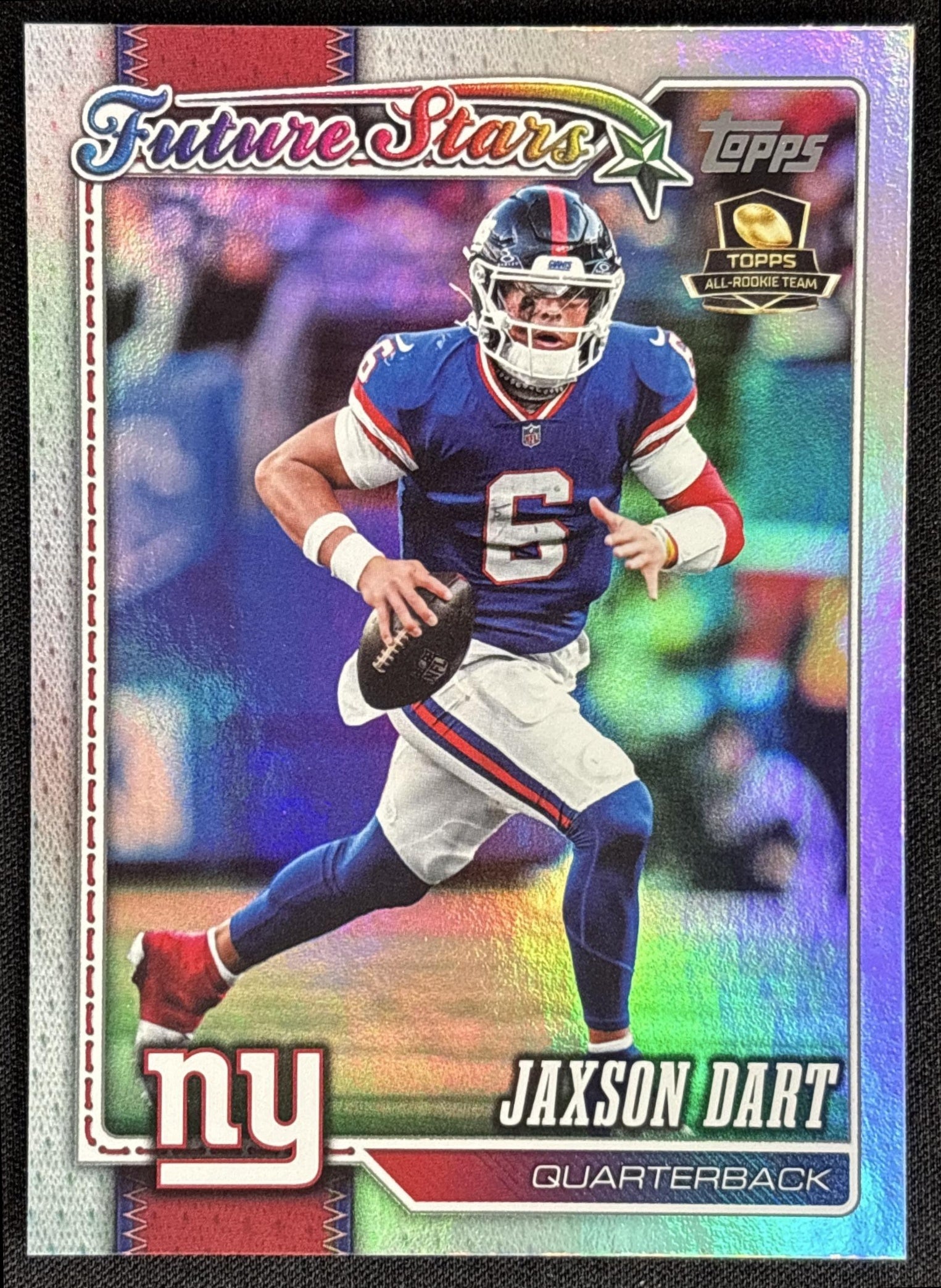Jaxson Dart 2026 Topps Rainbow Foil Giants