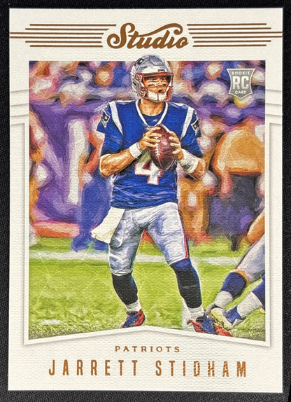 Jarrett Stidham 2019 Panini Chronicles Studio Patriots