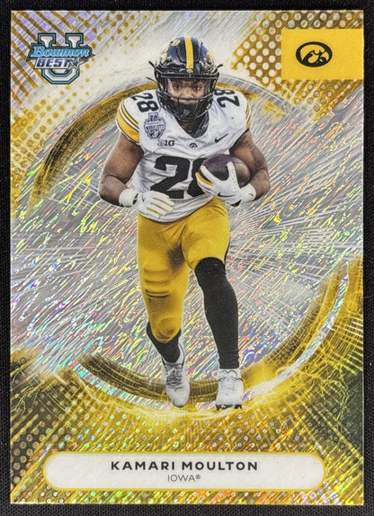 Kamari Moulton 2025 Bowman Best University Shimmer Refractor Hawkeyes