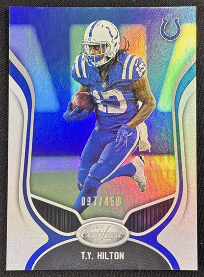 T.Y. Hilton 2019 Panini Certified Mirror /450 Colts