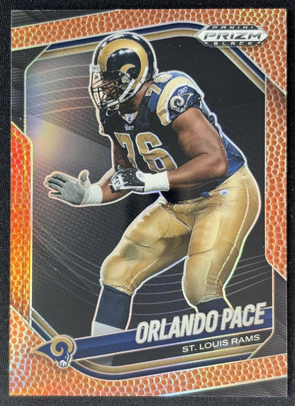 Orlando Pace 2025 Panini Prizm Black Football /225 Rams front