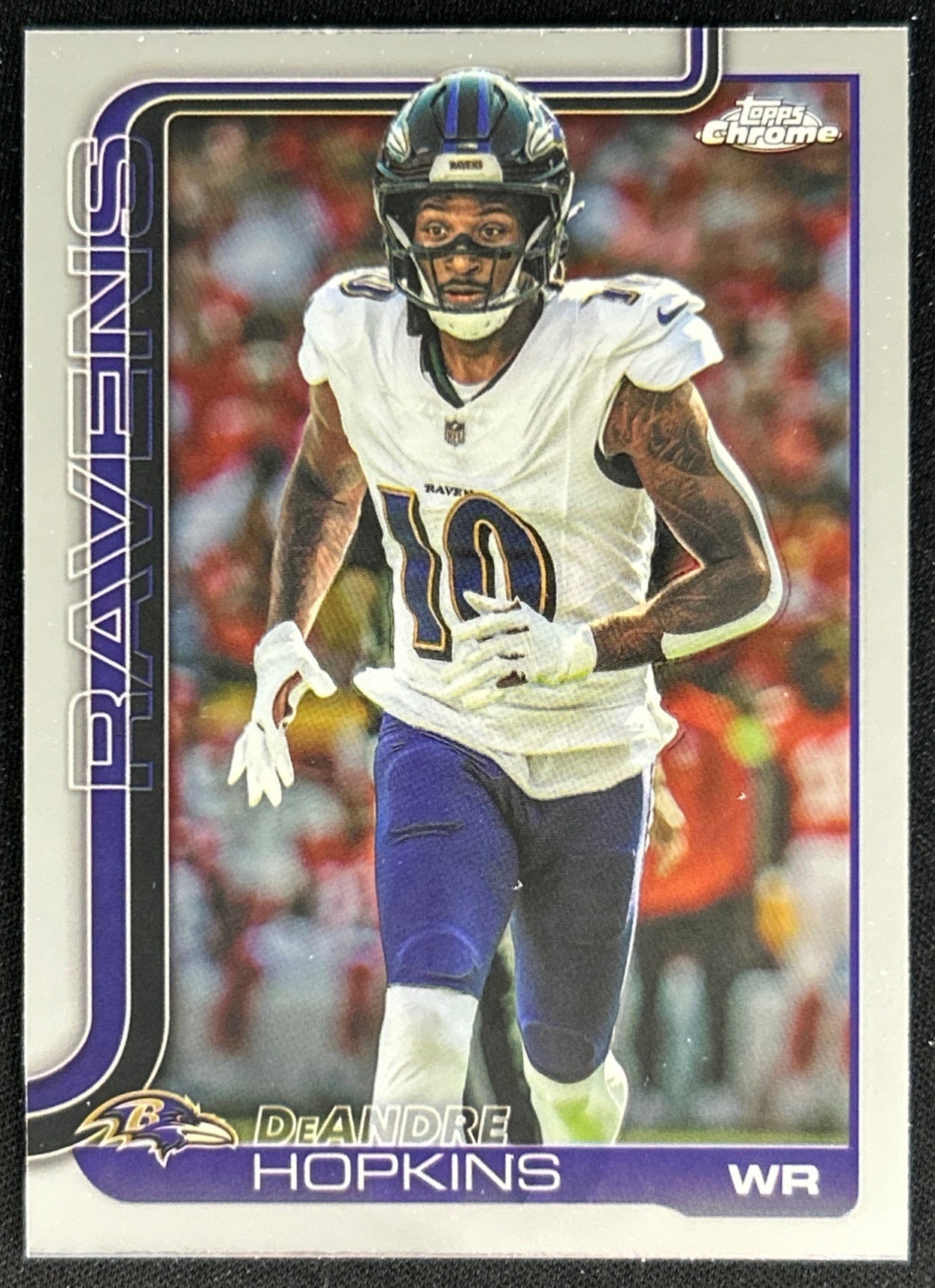 DeAndre Hopkins 2025 Topps Chrome Ravens Sports Trading Cards