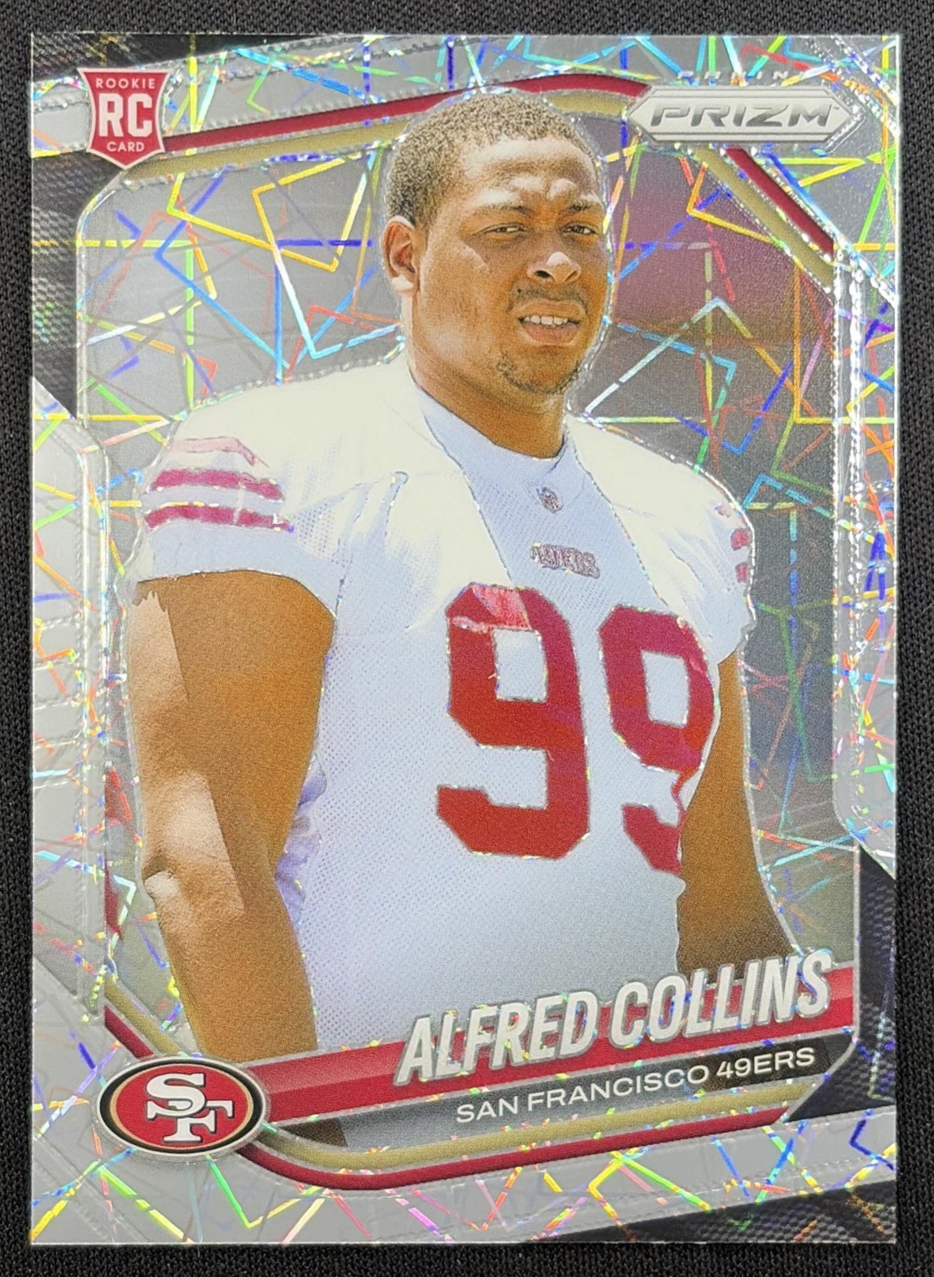 Alfred Collins 2025 Panini Prizm Lazer 49ers