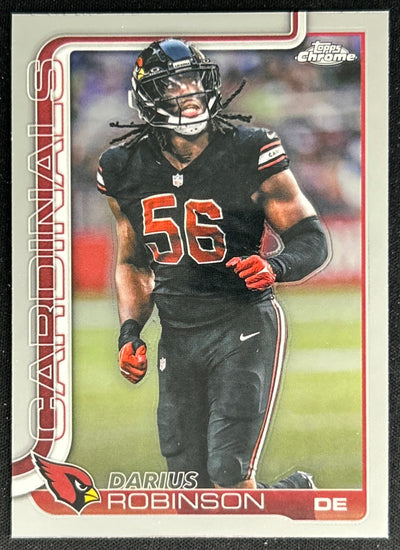 Darius Robinson 2025 Topps Chrome Cardinals Default Title Sports Trading Cards