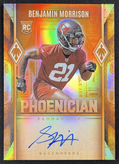 Benjamin Morrison 2025 Panini Phoenix Phoenician Penmanship Buccaneers