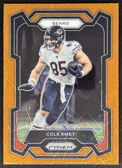 Cole Kmet 2023 Panini Prizm Lazer Bears