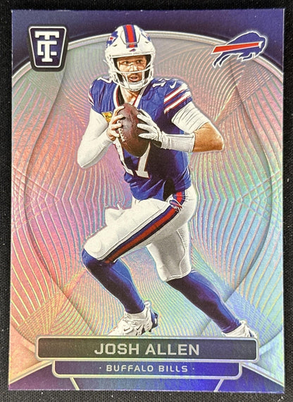 Josh Allen 2024 Panini Totally Certified Mirror Bills front