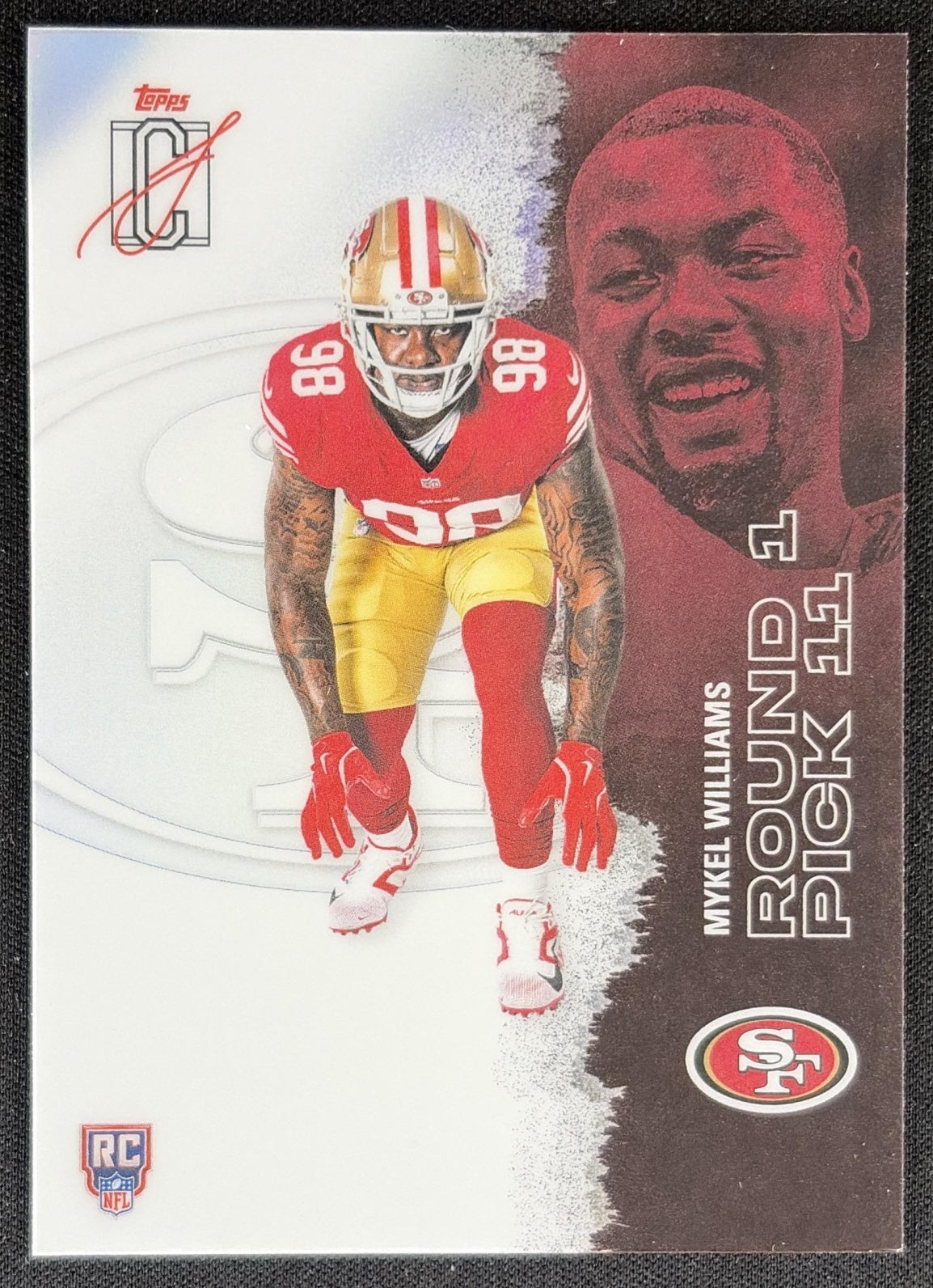 Mykel Williams 2025 Topps Signature Class Chrome Rookie 49ers