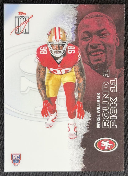 Mykel Williams 2025 Topps Signature Class Chrome Rookie 49ers