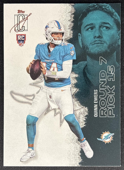 Quinn Ewers 2025 Topps Signature Class Rookie Dolphins Sports Trading Cards