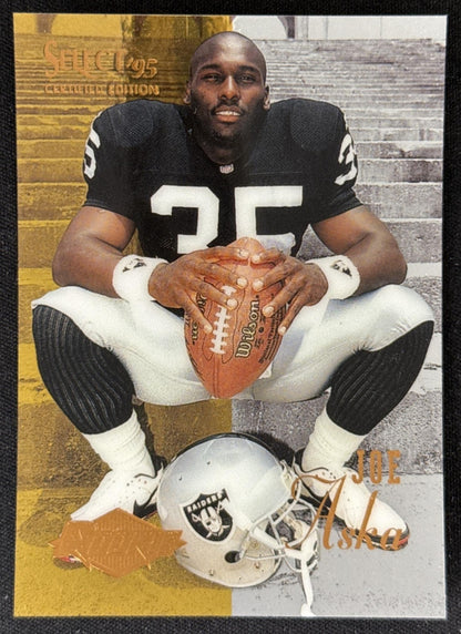 Joe Aska 1995 Pinnacle Select Certified Raiders Sports Trading Card