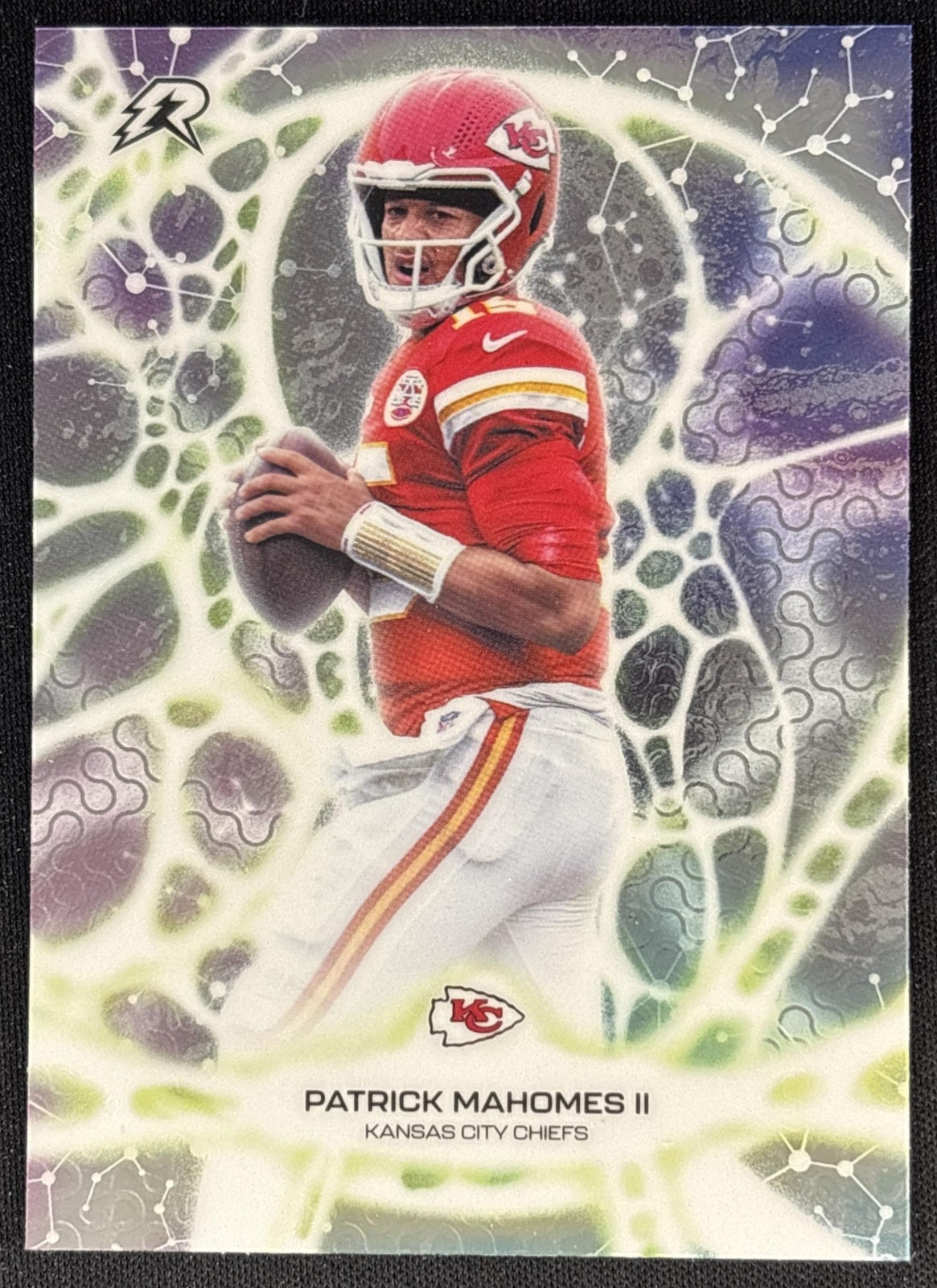 Patrick Mahomes II 2025 Topps Resurgence Protonyx Chiefs Kansas City Chiefs Sports Trading Cards