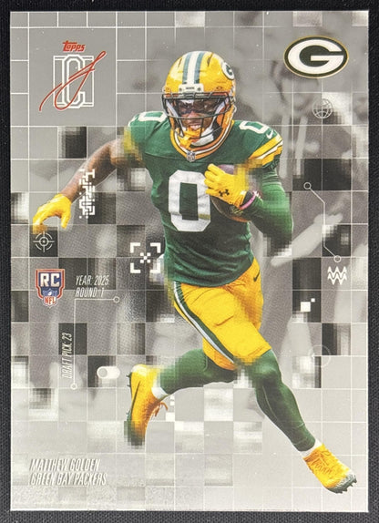 Matthew Golden 2025 Topps Signature Class After Image Packers front