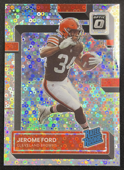 Jerome Ford 2022 Panini Donruss Optic Silver Circles /125 Browns
