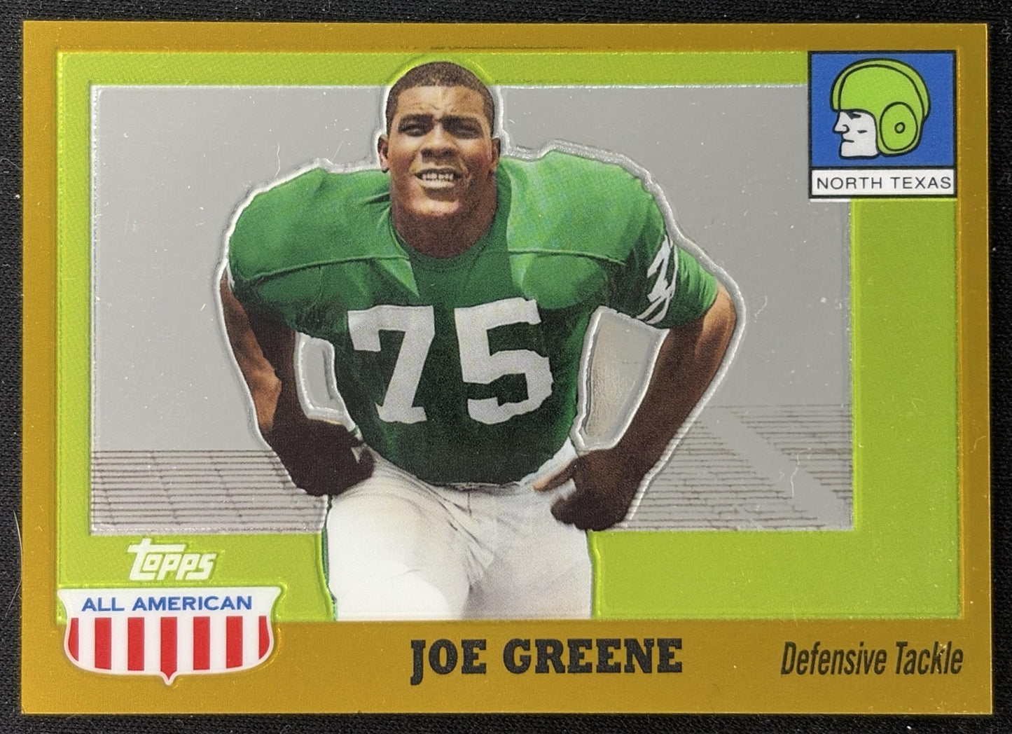 Joe Greene 2005 Topps All American Gold Chrome /555