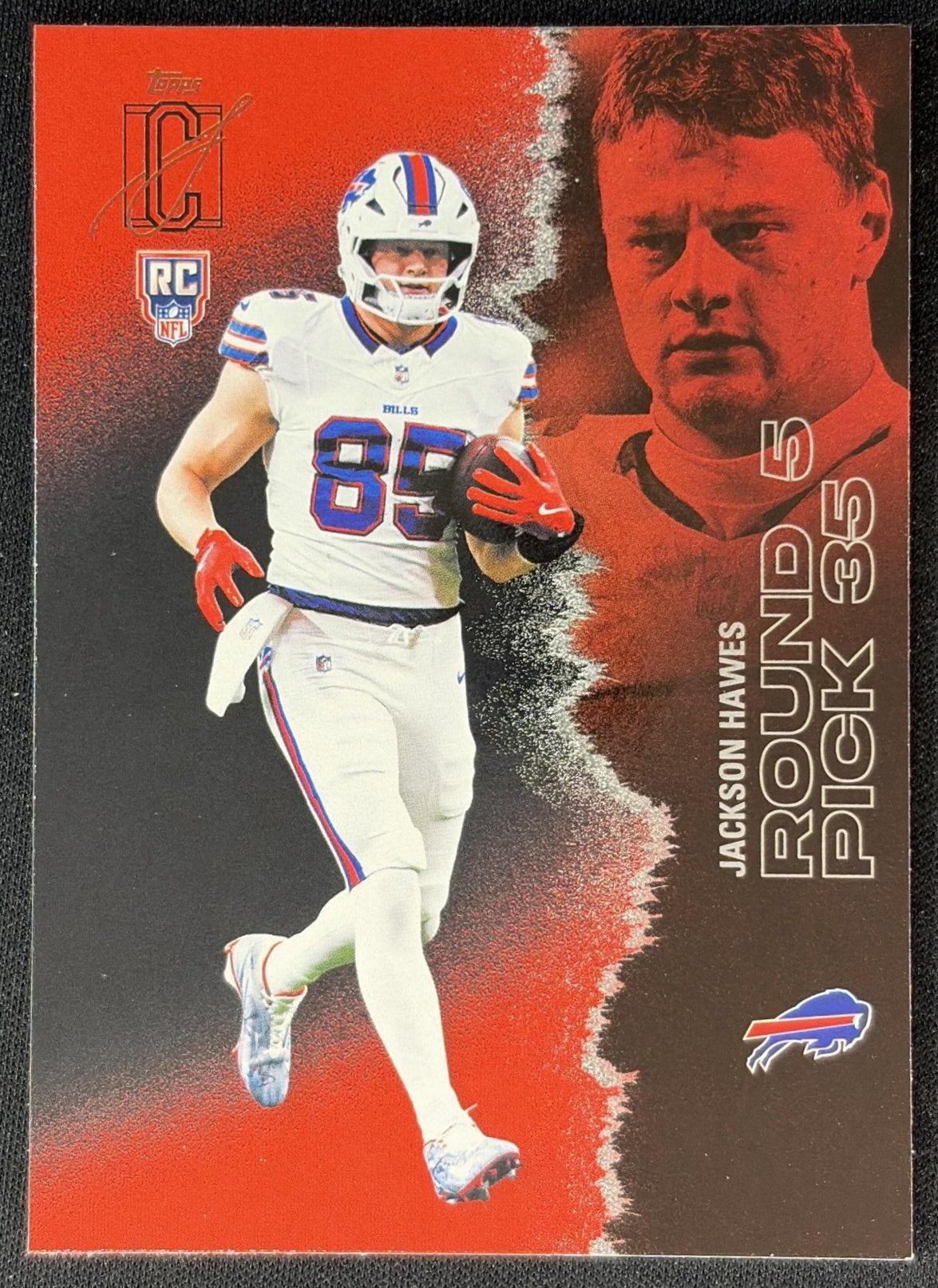 Josh Allen 2025 Topps Signature Class Veteran Red & Black Foil Bills Sports Trading Cards