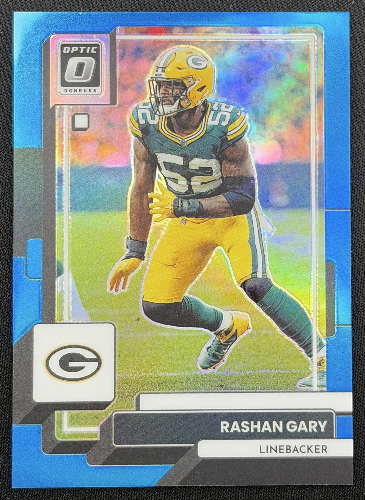 Rashan Gary 2019 Panini Donruss Optic Aqua /299 Packers