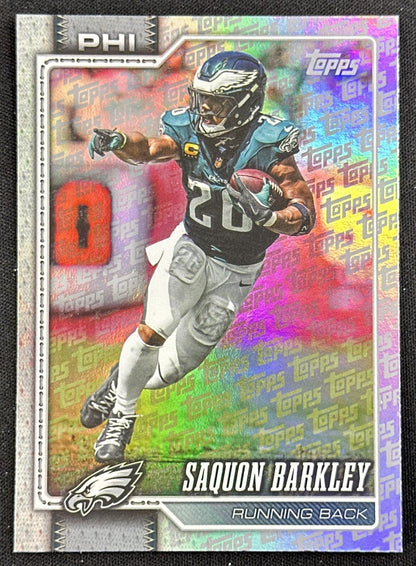 Saquon Barkley 2026 Topps Flagship Fanatics Foil Eagles