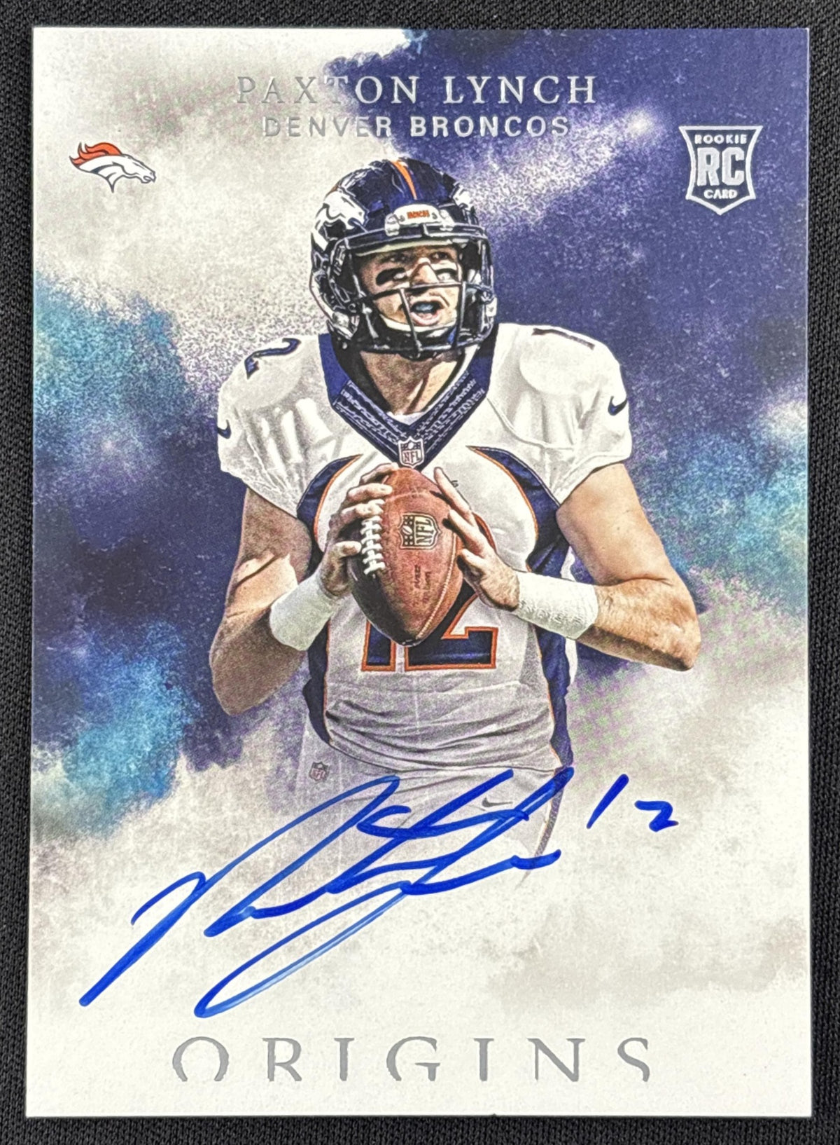 Paxton Lynch 2016 Panini Origins Rookie Auto Broncos