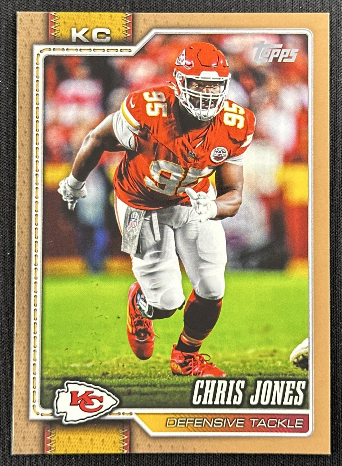 Chris Jones 2026 Topps Flagship Gold /2026 Chiefs